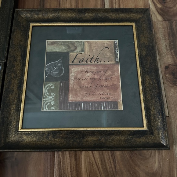 Inspirational wall art from BB&B - 3 picture set NWT - Picture 3 of 13